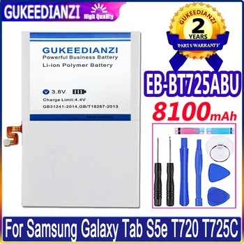 GUKEEDIANZI EB-BT725ABU 8100 ма Взаимозаменяеми Батерия за таблет Samsung Galaxy Tab S5e T725C T720 SM-T720 SM-T725 + Инструменти Изображение