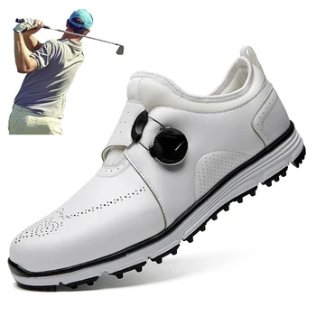 2022 Водоустойчив Мъжки обувки за голф, Професионален Леки Маратонки за голф, Женски Улични обувки, Ежедневни спортни обувки за голф Изображение