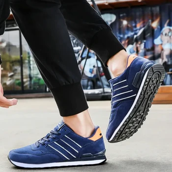 BCEBYL 2023, Пролет-есен, по Нова мода за мъже, спортни обувки за почивка, Удобни дишащи мъжки маратонки за бягане дантела, Улични Изображение