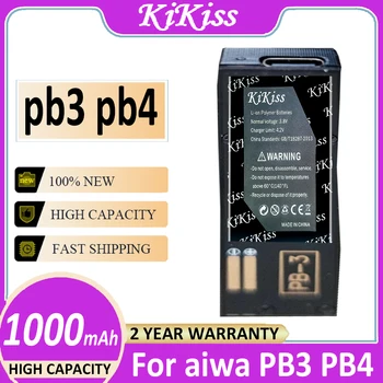Оригинална Батерия KiKiss 1000 ма За aiwa PB3 PB4 px370 jx609 p50 px30 px50 jx303 jx2000 jx303 jx505 jx729 jx629 jx202 Bateria