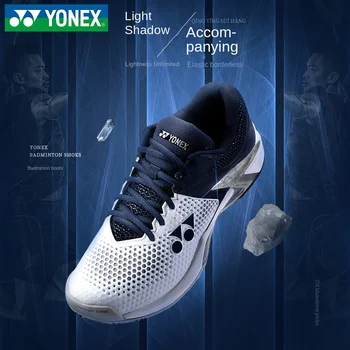 Обувки за бадминтон, новост 2023, обувки за тенис Yonex, мъжки и дамски спортни маратонки с тегло възглавница SHB65X3 Изображение
