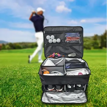 Органайзер за багажник за голф Преносим многофункционален шкаф с голям капацитет Изображение
