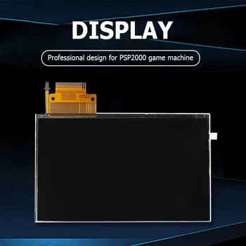 Преносимото LCD екран, лесна инсталация, професионален LCD дисплей, резервни части, съвместими за PSP 2000/2001/2003/2004 Изображение