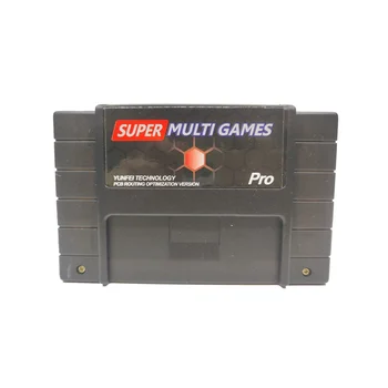 Направи си сам 900 1 Супер мультиигровая карта Ретро за 16-битова конзола за игри, игрална касета, черен Изображение