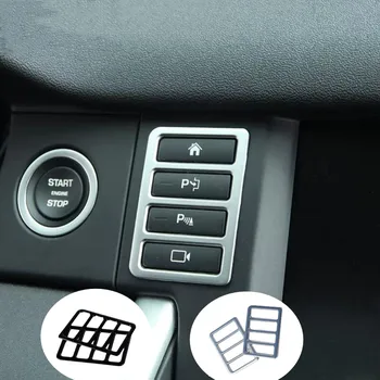 Мултифункционален бутон на Централното управление на автомобил, тампон върху рамка, подходящ за Land Rover Discovery Sport 2015-2019, аксесоари за интериор на Автомобил Изображение