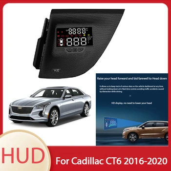 Автомобилни електронни аксесоари HUD-head up дисплей Цифрова система за сигурност, автомобил скоростомер За Cadillac CT6 2016 2017 2018 2019 2020 Изображение