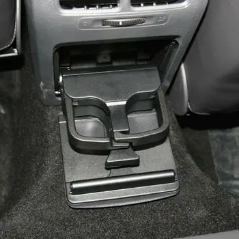 Автоматично Подлакътник, задна поставка за Чаши, Трайно закрепване за чаши от ABS-пластмаса 1K0862532F за VW Golf-MK5 MK6 2006-2011 Изображение