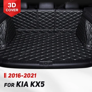 Автоматично подложка за багажника с пълно покритие за Kia KX5 2016-2021 20 19 18 17, Тампон върху багажника на колата, Аксесоари за защита на купето на Товарен подложка Изображение