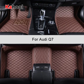 Автомобилни постелки KAHOOL по поръчка за Audi Q7, автоаксесоари, килим за краката Изображение