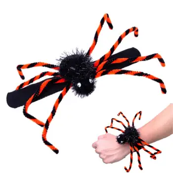 Аксесоари за cosplay с паяк, ужасна, ужасна превръзка на главата във формата на паяк, за да костюмирани партита, хитър подпори, превръзка във формата на паяк/гривна-шамар/Брошка за Изображение