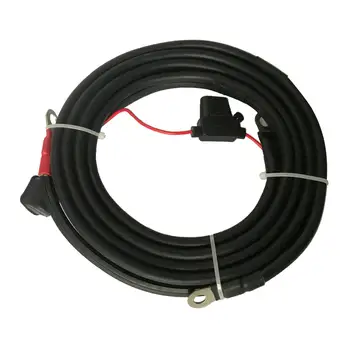 Универсален извънбордови захранващ кабел Мед + за подвесного на мотора - 2 метра Изображение