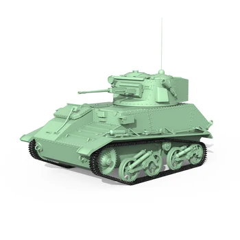 SSMODEL 64575 V1.7/72575 V1.7/76575 V1.7/87575 V1.7 1/72 1/76 1/87 Комплект модели от смола с 3D принтом, Британски лек танк Викерс Mk VI Изображение