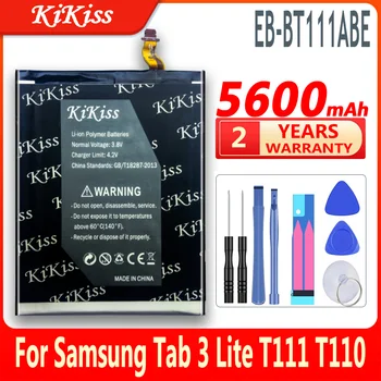 5600 mah Батерия с голям капацитет За Samsung GALAXY Tab 3 Lite 7.0 SM T111 T110 T115 Таблет Литиево-йонна Полимерна Батерия EB-BT111ABE Изображение
