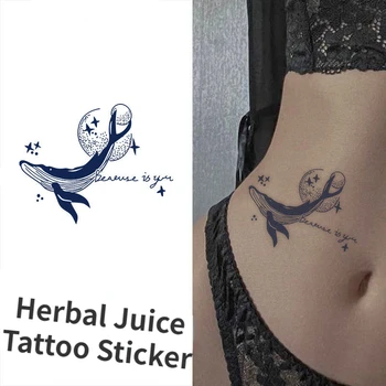 2023 Нов Xingyue Син Кит Spirit Herbal Juice Татуировка Стикер Татуировки, Временни татуировки Секси Babes Art Festival Tatto на Едро Изображение