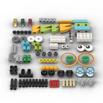 109 бр./лот Технически Тухли резервни Части WeDo 2,0 Взаимозаменяеми Пакет Строителни Блокове на Едро Резервен Набор от Играчки, подходящи за 45300 WeDo Core Set Toys Изображение