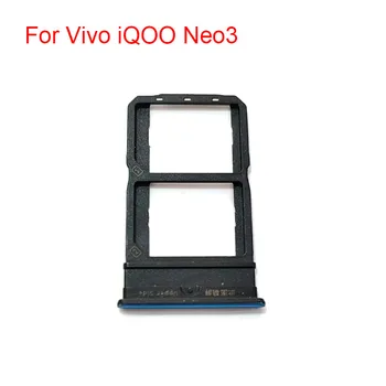 За Vivo iQOO Neo3 Държач за четене сим-карти на Притежателя на тавата за sim-карти Слот Адаптер Резервни части Изображение