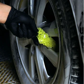 Четка за измиване на колелата на автомобила Инструменти за почистване на Mercedes Benz F125 E550 GLC GLC43 G350d E350 Изображение
