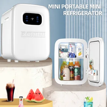 Преносим хладилник обем 20 л Мултифункционален Козметичен хладилник за грим, Хладилници за охлаждане на напитки Auto Nevera De Viaje Изображение