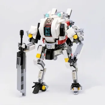 MOC Строителни блокове на Титаните Fall Ronin RONIN Мех събрана модел от образователни играчки Изображение