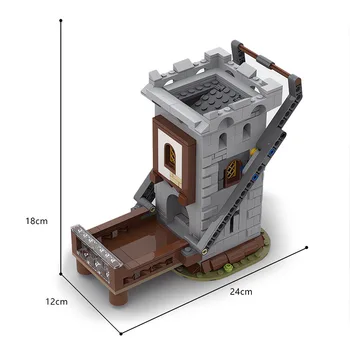 Идеи за креативни експерти MOC, модулна самозаряжающаяся модел кула от кубчета с функция хвърлят кубчета, строителни играчки от Dragons Games Gifts Изображение