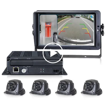 STONKAM 360-градусная камера система за преглед от птичи поглед за заден ход камион, автобус на тежкотоварни превозни средства поддръжка на wifi GPS проследяване Изображение