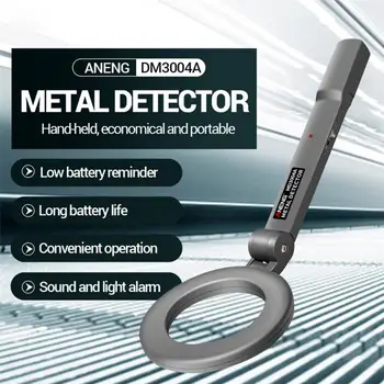 Детектор за метал, Ръчно Аларма високо-чувствителен Скенер Метал Средство за проверка на сигурността Pinpointer Търсачка за макара Инструмент за Откриване на метал Изображение