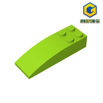 Тухла Gobricks GDS-753 2x6 W. BOW - дугообразный тухла 6x2, съвместими с lego 44126, детски образователни строителни блокове на 