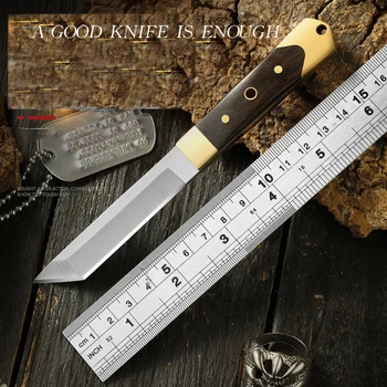 Известен Етнически ръчен нож за месо на скара с медна глава, открит Преносим Кила, вградена маса за хранене, Нож, плодов нож Изображение