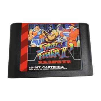 Игрална карта STREET TIGHTER II SCE 16 Бита MD за Sega Mega Drive и за оригинална конзола Изображение