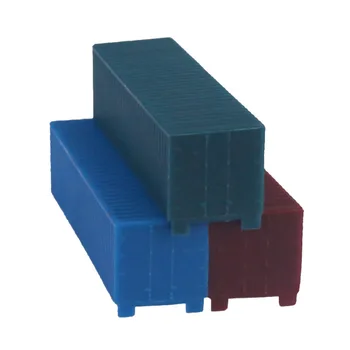 Контейнер за мащабни модели на DIY 1/100 N 1/200 Пластмасов материал, Пясък маса Спецификация цвят на сградата Кутия за превозното средство Изображение