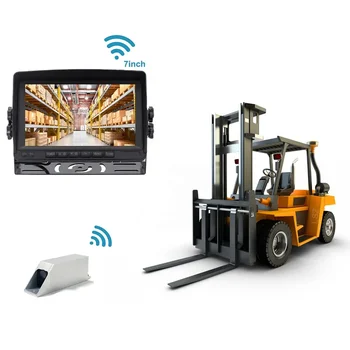Най-добре продаваният система за мониторинг на безопасността на камиони 1080P, Wi 7-инчов дисплей, Комплект Вилочной камери Изображение