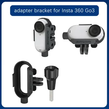 Монтиране, разширителния скоба, адаптер за Insta360 GO 3, адаптер за фотоапарат с рамка за палеца, Удължител, Быстросъемные Аксесоари за екшън камери Изображение