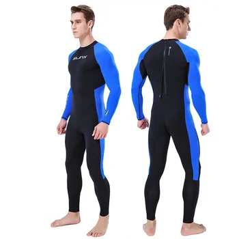 Водолазный костюм за мъже и жени, тънък и быстросохнущий бански, едно парче водоустойчив женски костюм за сърф, слънцезащитен костюм Изображение