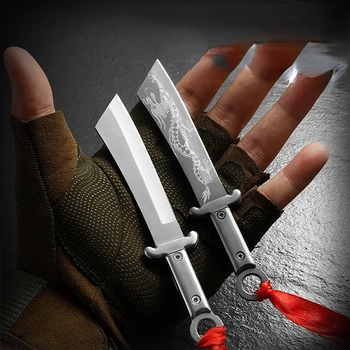 Джобен Нож за Самозащита от неръждаема Стомана 4Cr13 Многофункционален EDC Small Мачете е Подходящ За Активна Почивка, домашен Ежедневна Употреба Изображение