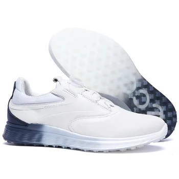 Мъжки обувки за голф с набалдашником и водоустойчив дизайн - мини, за улицата, Спортни, S3 серия Изображение