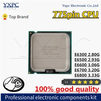 E6300 2,80 Г E6500 2,93 Г E6600 3,06 Г E6700 3,20 Г E6800 3,33 Г Duo CPU Процесора конектор 775 Изображение