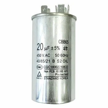 CBB65 Кондензатор за климатик Пусков кондензатор на компресора 20/25/30/35/45/50/60/70 icf 450 Изображение