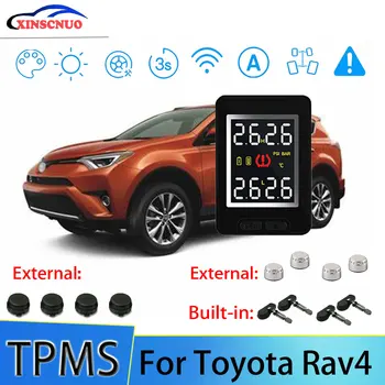 XINSCNUO Car ГУМИТЕ за Toyota Rav4, система за контрол на налягането и температурата в гумите с 4 сензори Изображение