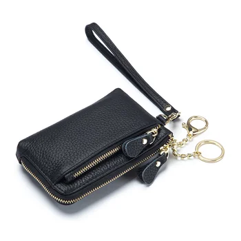 Нова кожена кесия Zero Wallet, лесен мултифункционален, модерен портфейл за носене в ръка с чантата Zero Wallet Изображение